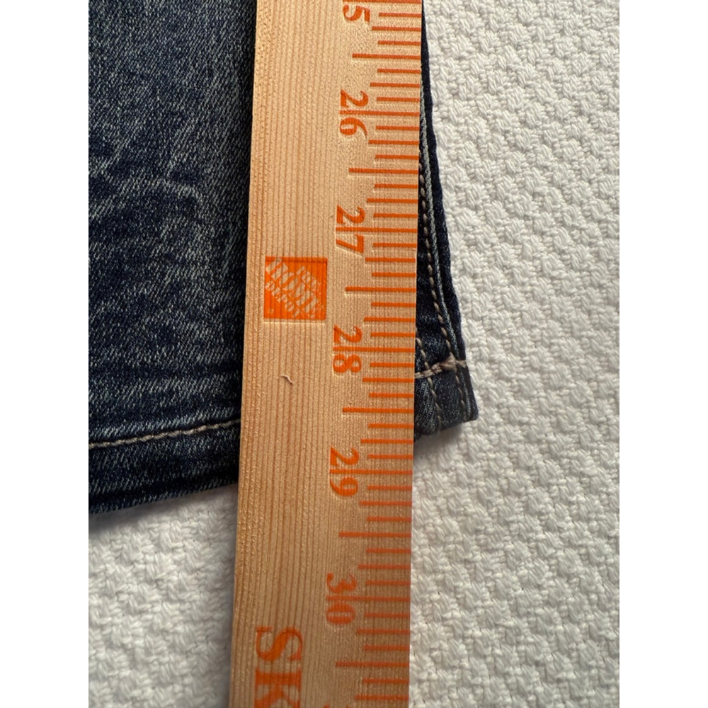Girls Silver Jeans Co. Blue Garret Denim Jeans Size 14 with Gold Stitching - Picture 4 of 8